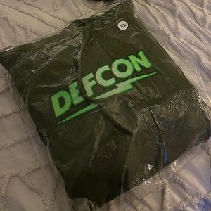 Limited DEFCON Group neon hoody size XL new.